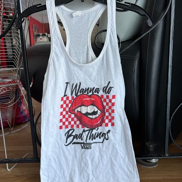 Vans - White Tank Top - Picture 1 of 3